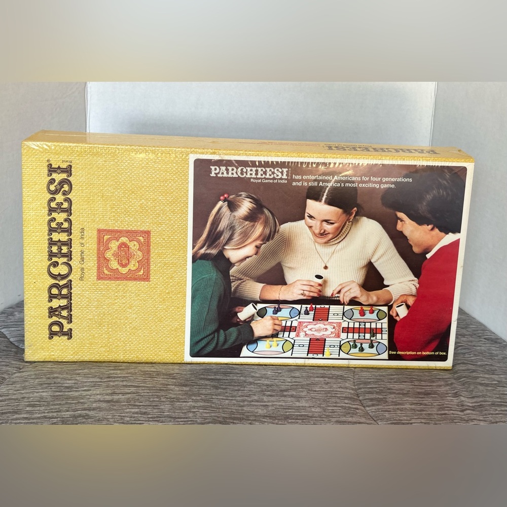 NIB Parchessi Vintage 1975 Royal Game of India - Classic Board Game